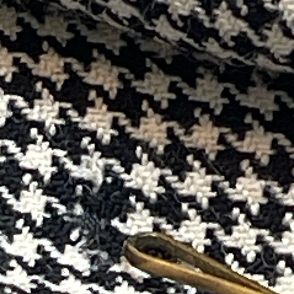 Pendleton Vintage Houndstooth Wool Zip-Up Jacket - Size Women’s 10 Black/White - Picture 16 of 16